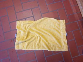 Gelbes Handtuch