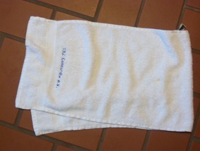 weißes Handtuch